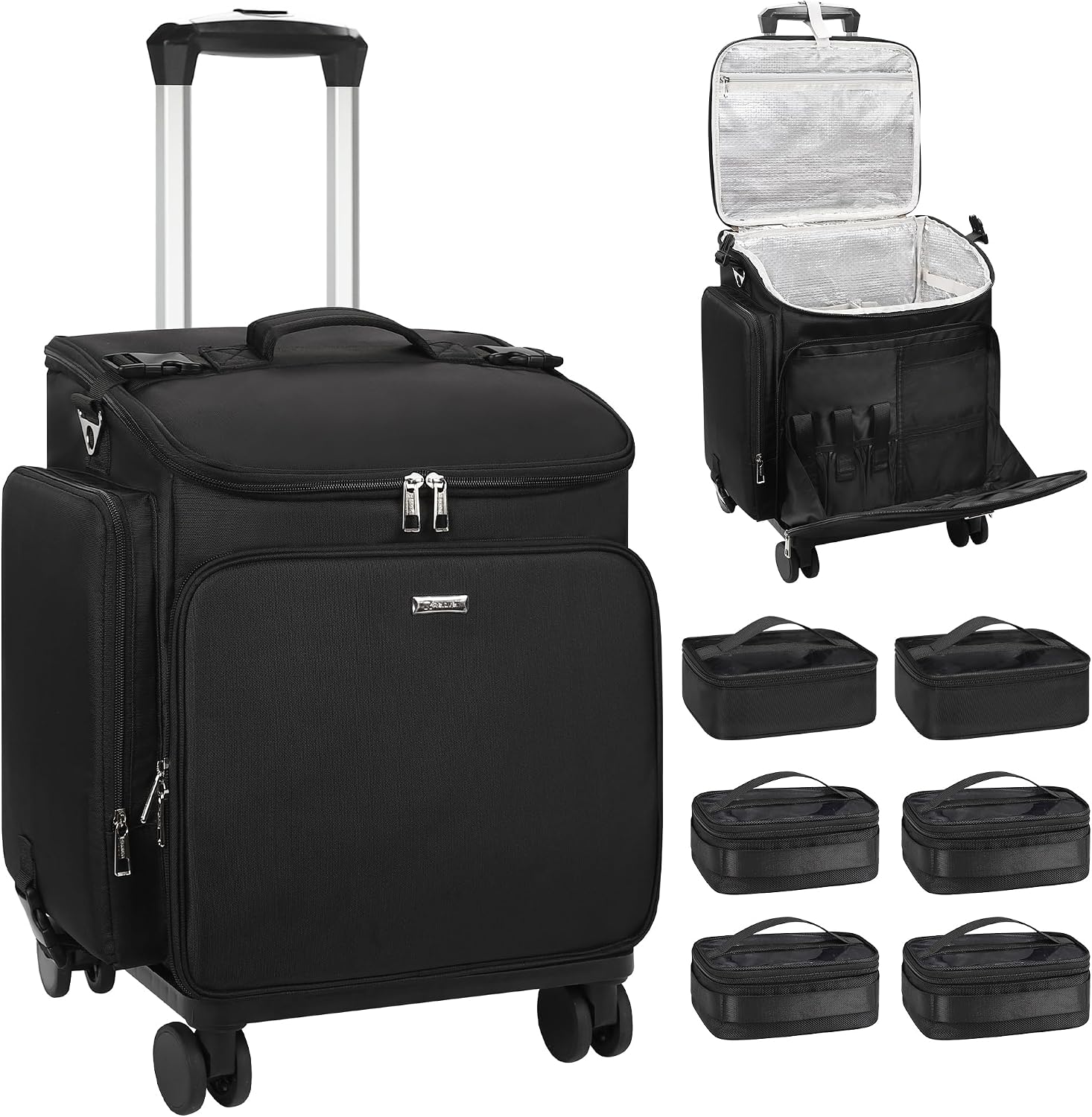 Women Bags For Women - Rolling Makeup Case Hair Tools Travel