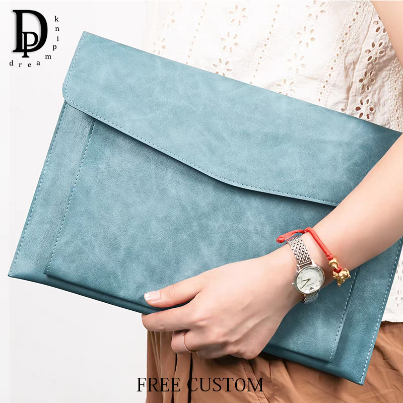 Women Bags Name - Custom Letters Leather A4 Document Bag