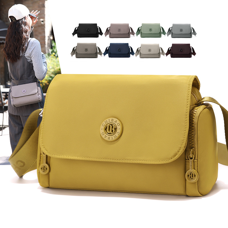 Women Bags Crossbody - New Waterproof Nylon Bag, Trendy Square