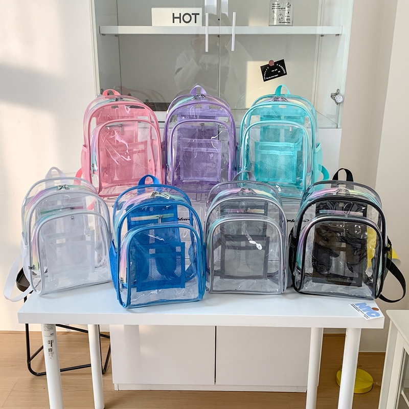 PVC Transparent Zipper Large C - Women Bags For Sale review and price