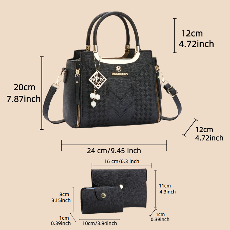 3-piece handbag set made of ly - Women Bags Crossbody review and price