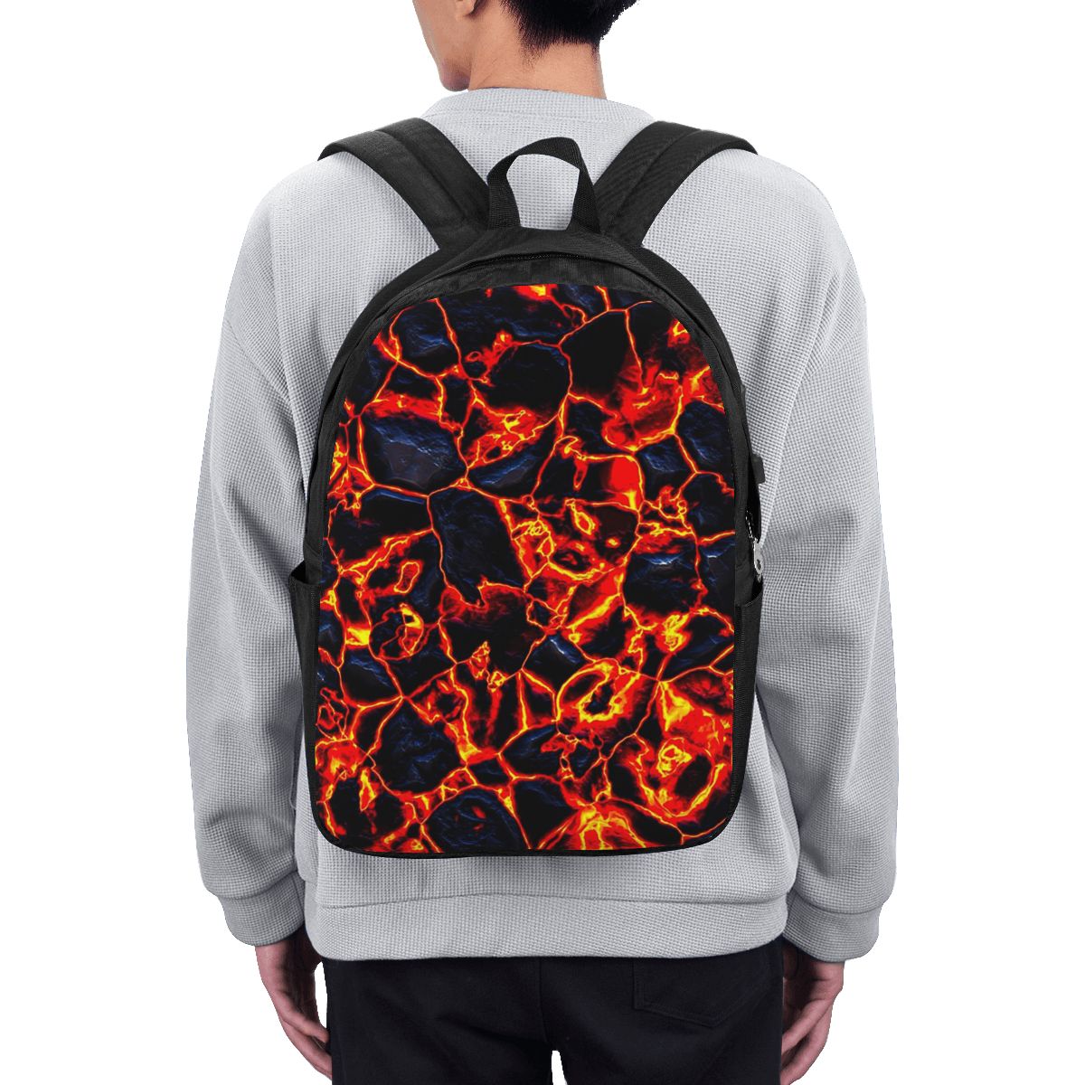 Magma Volcano Lava Fire Backpa - Women Bags For Women review and price