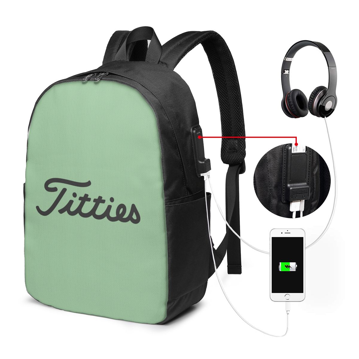 Titties Golf Ball Backpack Tra - Women Bags For Women review and price