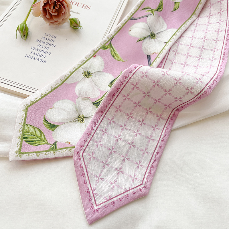 Korean Silk Satin Long Scarf F - Women'S Retro Bags review and price