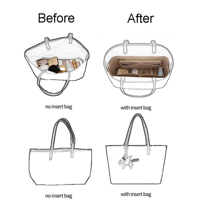 Felt Insert Bag Organizer For  - Women Bags Goyard review and price