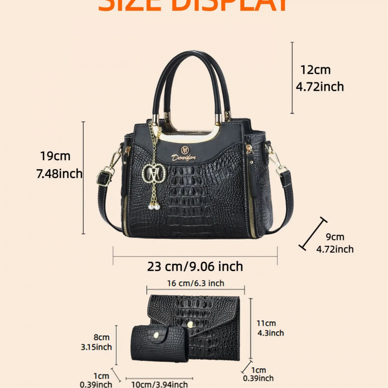 Women's Crocodile Texture Hand - Women Bags Crossbody review and price