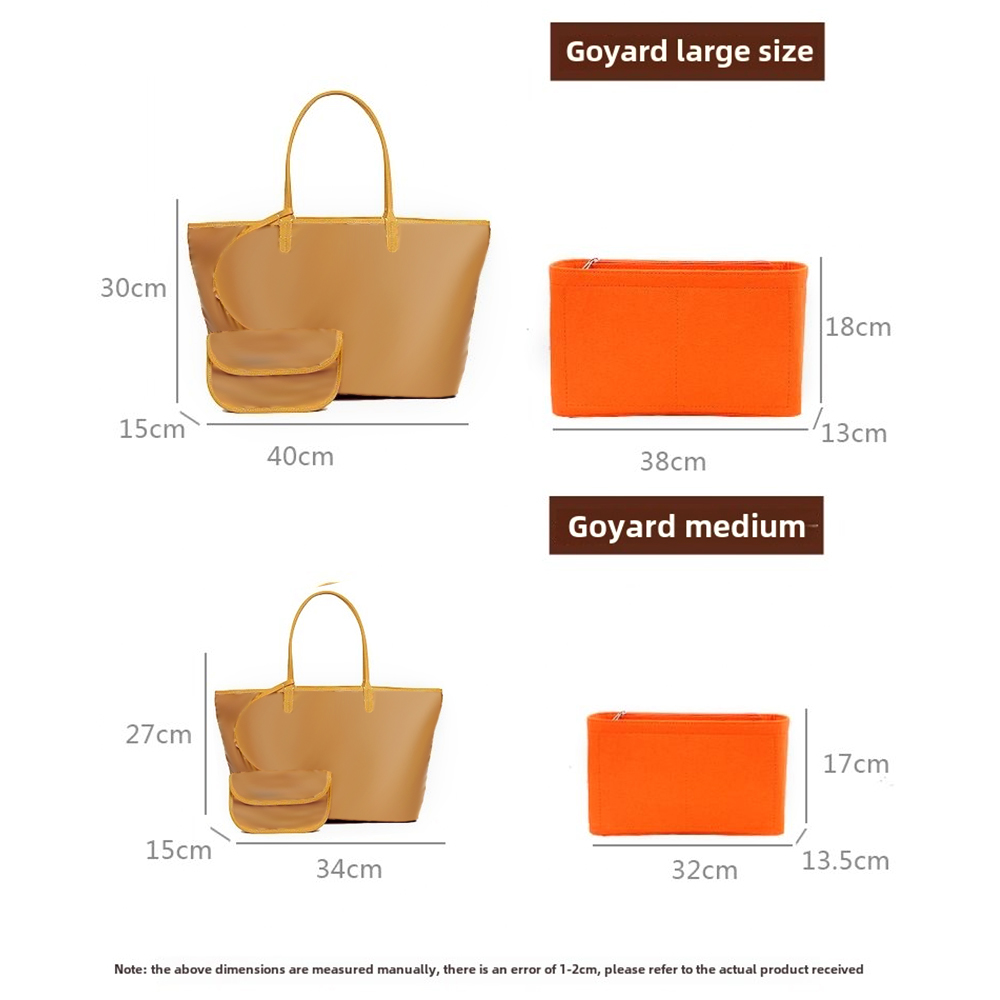 Felt Insert Bag Cosmetic Organ - Women Bags Goyard review and price