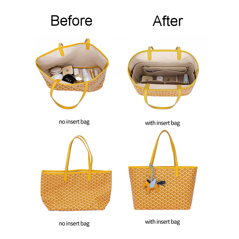 Felt Insert Bag Cosmetic Organ - Women Bags Goyard review and price