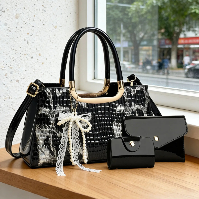 Women's Handbag Set, Crocodile - Women Bags Crossbody review and price