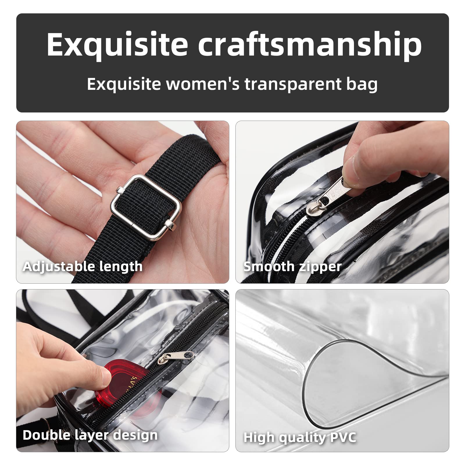 1-10PCS Women Clear Crossbody  - Women Bags Crossbody review and price