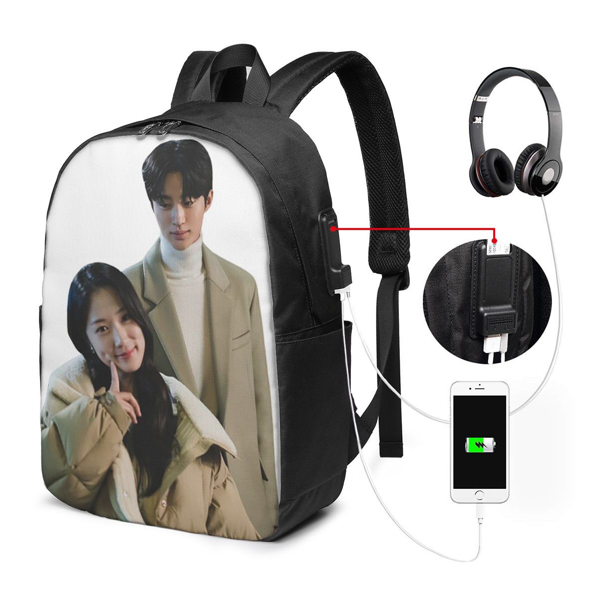 Lovely Runner Kdrama Fanart Ba - Women Bags For Women review and price