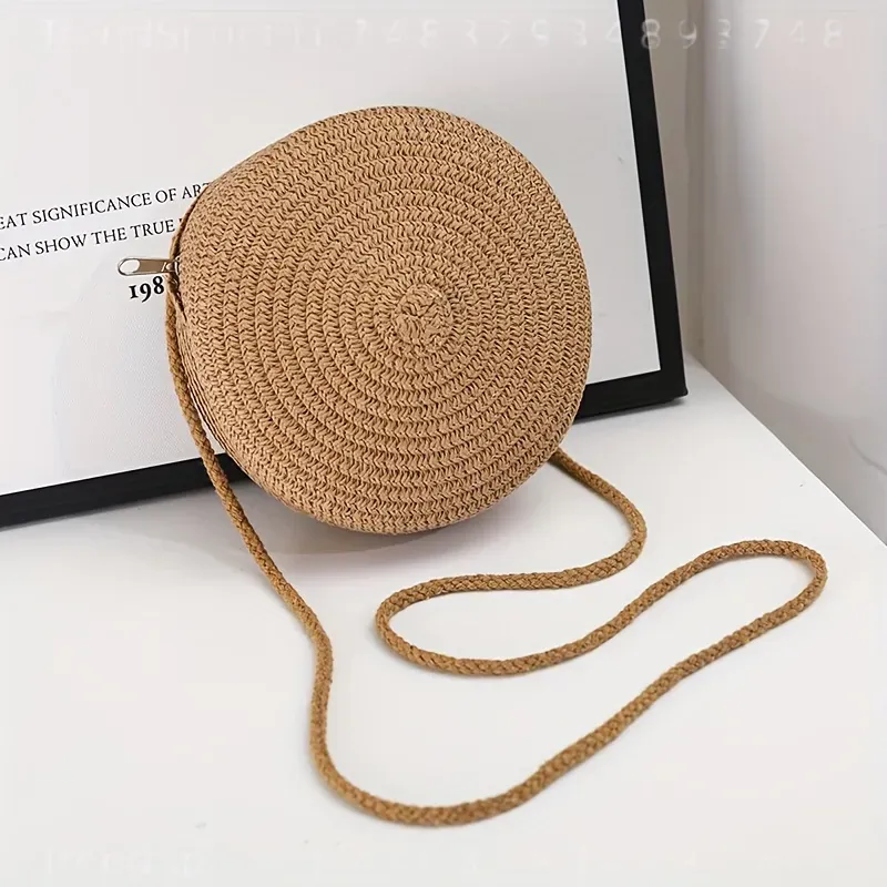 Round Woven Rattan Crossbody B - Women Bags Crossbody review and price