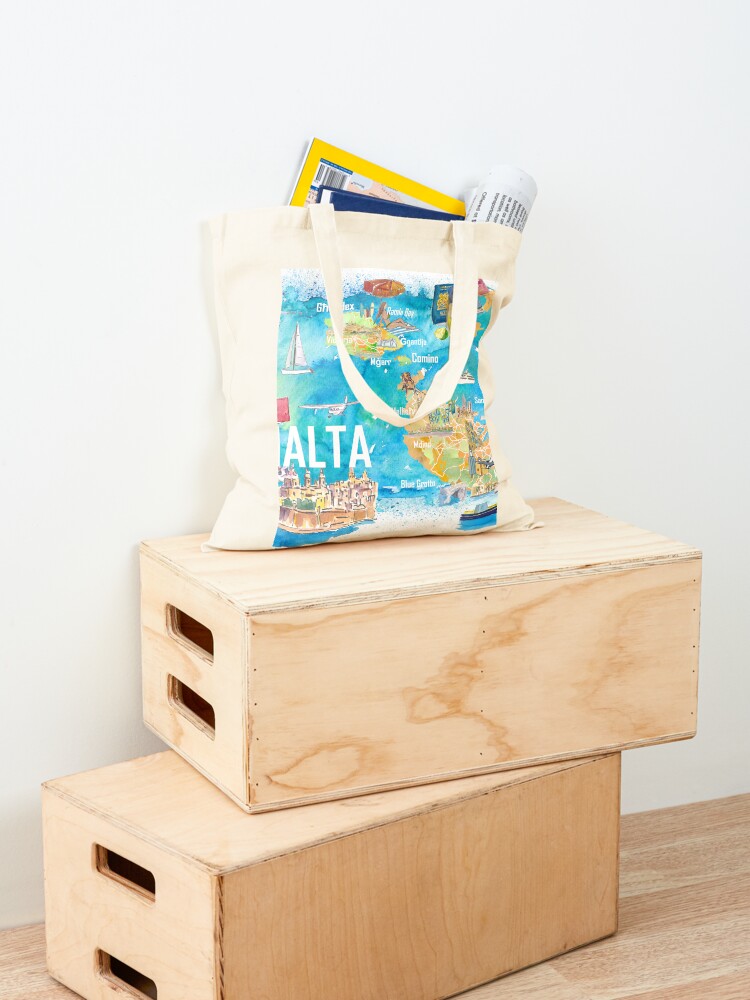 Malta Illustrated Island Trave - Women Bags Malta review and price